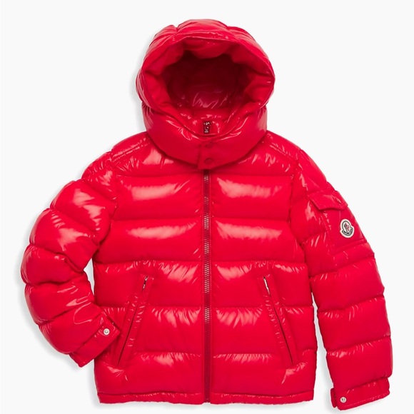 BNWOTRed puffer MONCLER Jacket with detachable hoodie